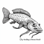 Intricate Abyssal Catfish Coloring Pages 4