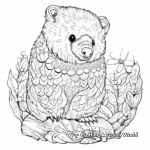 Intricate Adult Beaver Coloring Pages 4