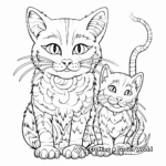 Intricate Adult Cat and Mouse Coloring Pages 3