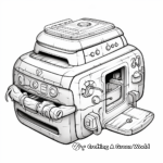 Intricate All-in-One Printer Coloring Pages 3