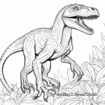 Intricate Allosaurus Coloring Pages for Creative Minds 1