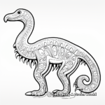 Intricate Apatosaurus Coloring Pages for Adults 1