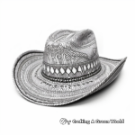 Intricate Australian Akubra Hat Coloring Pages 2
