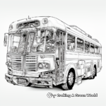 Intricate Bus Engine System Coloring Pages 1
