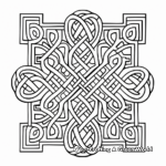 Intricate Celtic Knot Coloring Pages for Adults 1