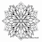 Intricate Crystal Symmetrical Coloring Pages 3