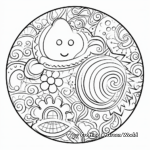 Intricate Decorated Cookie Coloring Pages for Adults 3