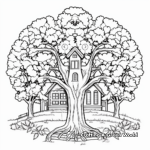 Intricate Dendrology Themed Arbor Day Coloring Pages 4