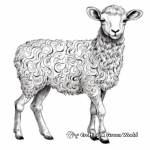 Intricate Desert Bighorn Sheep Coloring Pages 4