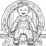 Intricate Designer Overalls Coloring Pages 1