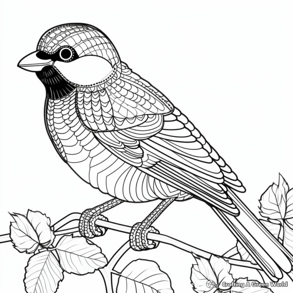 Chickadee Coloring Pages - Free &amp; Printable!