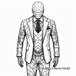 Intricate Detective Suit Coloring Pages 2