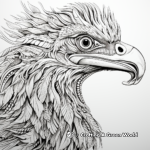 Intricate Feathered Velociraptor Coloring Pages 2