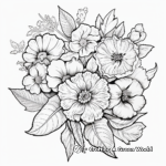 Intricate Floral Coloring Sheets for Adults 3