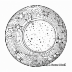 Intricate Full Moon Mandala Coloring Pages for Adults 3