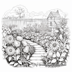 Intricate Herbal Garden Coloring Pages 2