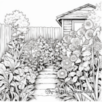 Intricate Herbal Garden Coloring Pages 4