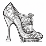 Intricate High-Heel Coloring Pages for Adults 3