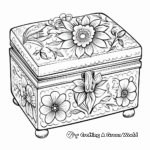 Intricate Homemade Jewelry Box Coloring Pages 4