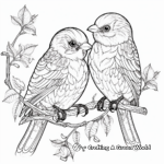 Intricate Ice Birds Coloring Pages 4
