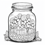 Intricate Jelly Bean Jar Coloring Pages 3