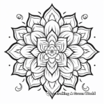 Intricate Lotus Mandala Coloring Pages 1