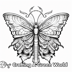 Butterfly Mandala Coloring Pages - Free &amp; Printable!