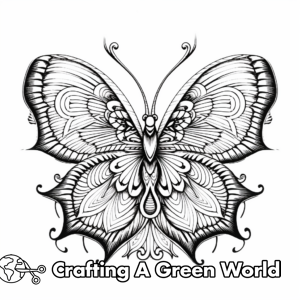 Butterfly Mandala Coloring Pages - Free &amp; Printable!