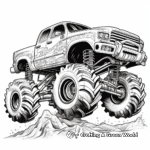 Dibujos para colorear de Monster Truck Show 1