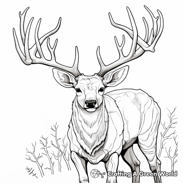 Mule Deer Coloring Pages - Free & Printable!