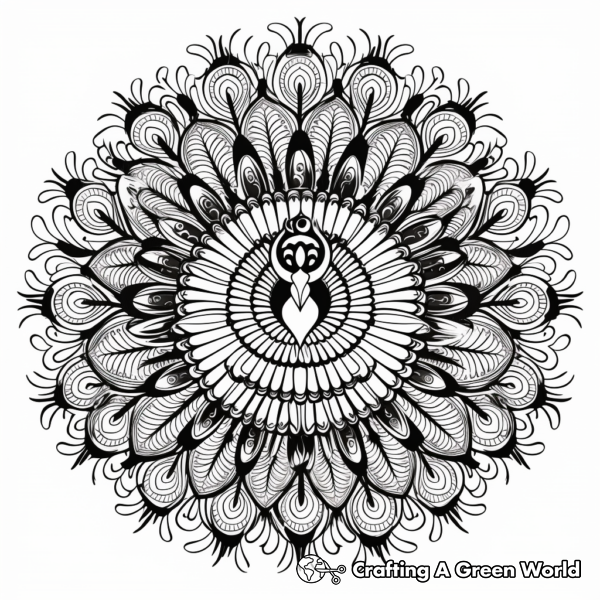 Peacock Coloring Pages - Free & Printable!