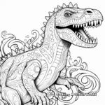 Intricate Plotosaurus Coloring Pages for Experts 1