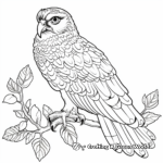 Intricate Short-Eared Owl Coloring Pages 4