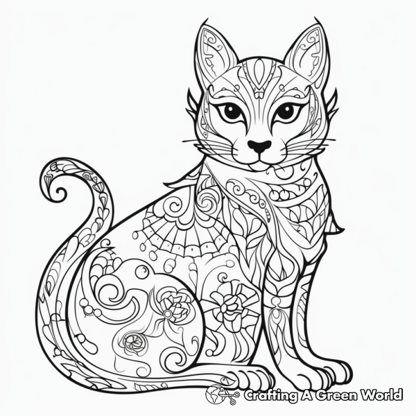 Siamese Cat Coloring Pages - Free &amp; Printable!