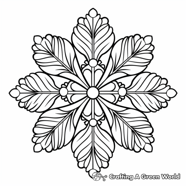 Snowflake Coloring Pages - Free & Printable!