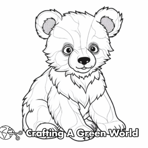 Bear Cub Coloring Pages - Free & Printable!