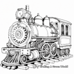 Intricate Train Cogwheel Coloring Pages 3