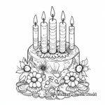 Intricate Unity Candle Coloring Pages for Adults 4