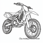Intricately Designed Dirt Bike Racing Coloring Pages 2