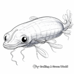 Intriguing Translucent Electric Eel Coloring Pages 4