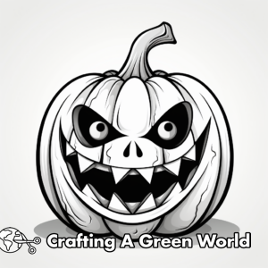 Jack O Lantern Coloring Pages - Free &amp; Printable!