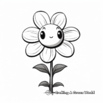 Japanese Style Zinnia Coloring Pages 2