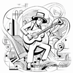 Jazz Music Coloring Pages for All Ages 3