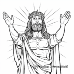 Jesus Christ Crucifixion Coloring Pages 3
