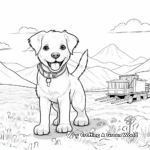 Journey of a Rescue Dog Coloring Pages 1