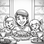 Joyful Thanksgiving Coloring Pages 3