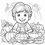 Joyful Thanksgiving Coloring Pages 4