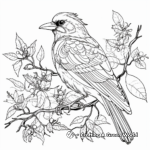 Jungle Crow Intricate Coloring Pages 2