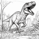 Jurassic World Allosaurus Coloring Pages 1