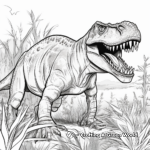 Jurassic World Allosaurus Coloring Pages 2